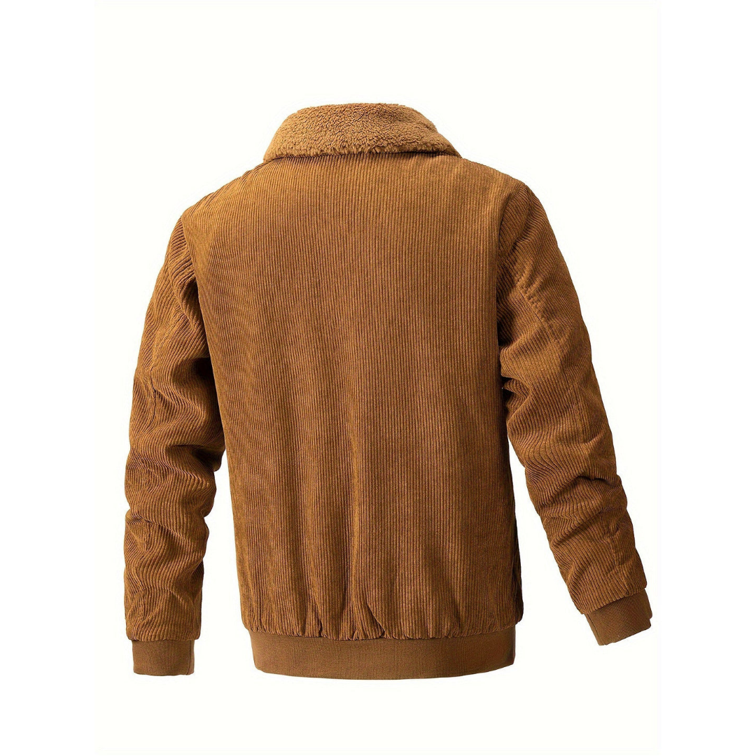 Raleigh® | Corduroy Jacket With A Soft Collar For Men