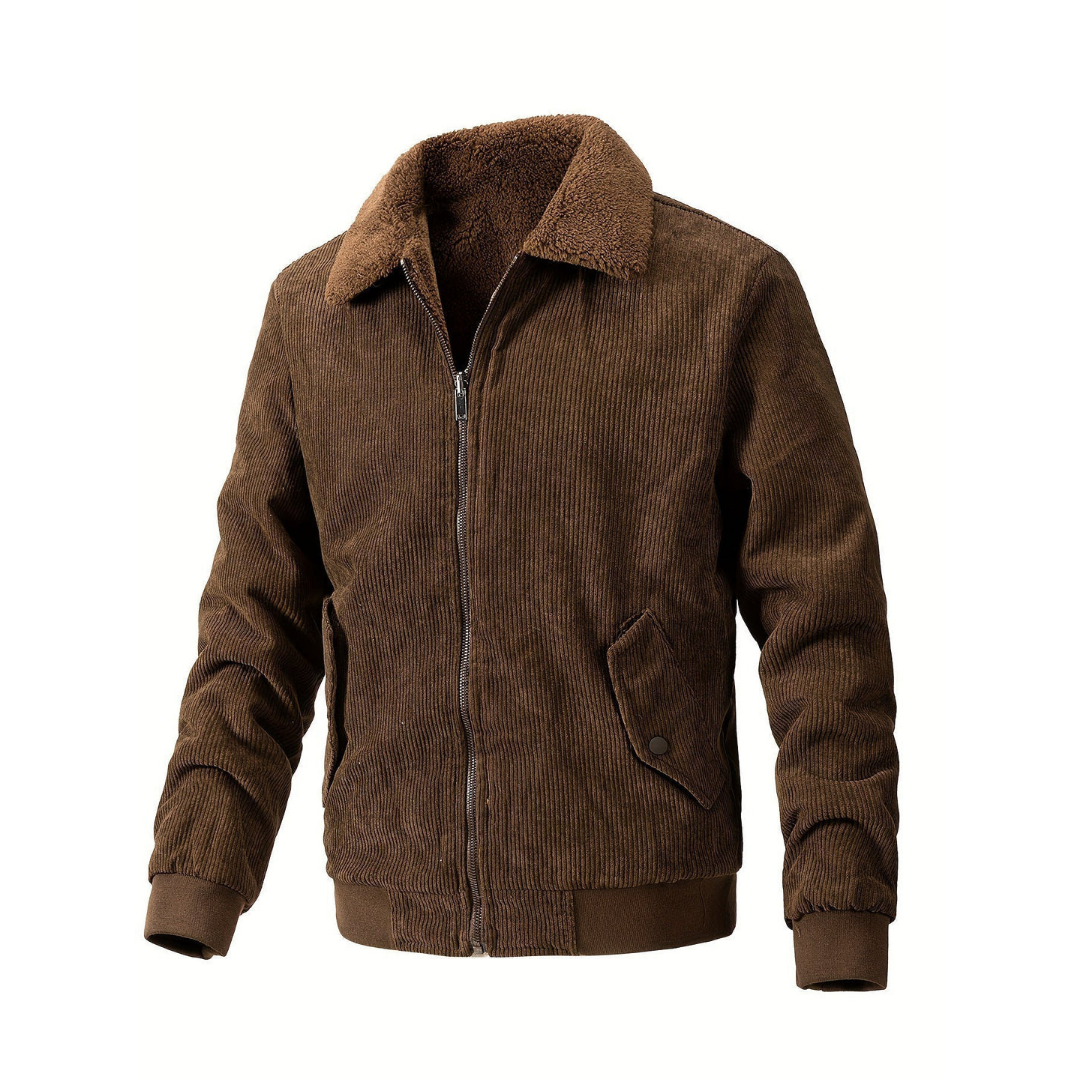 Raleigh® | Corduroy Jacket With A Soft Collar For Men