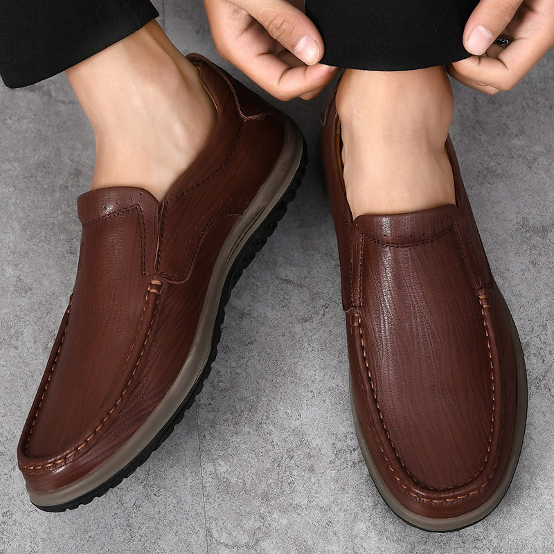 Kaspar® | Artur Genuine Leather Loafers