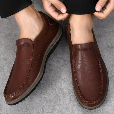 Kaspar® | Artur Genuine Leather Loafers