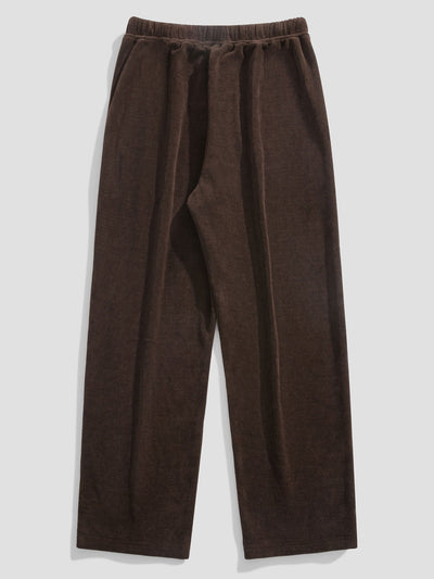 Nicandro® | Monaco Slogan Print Drop Shoulder Oversize T-Shirt & Straight Leg Corduroy Pants