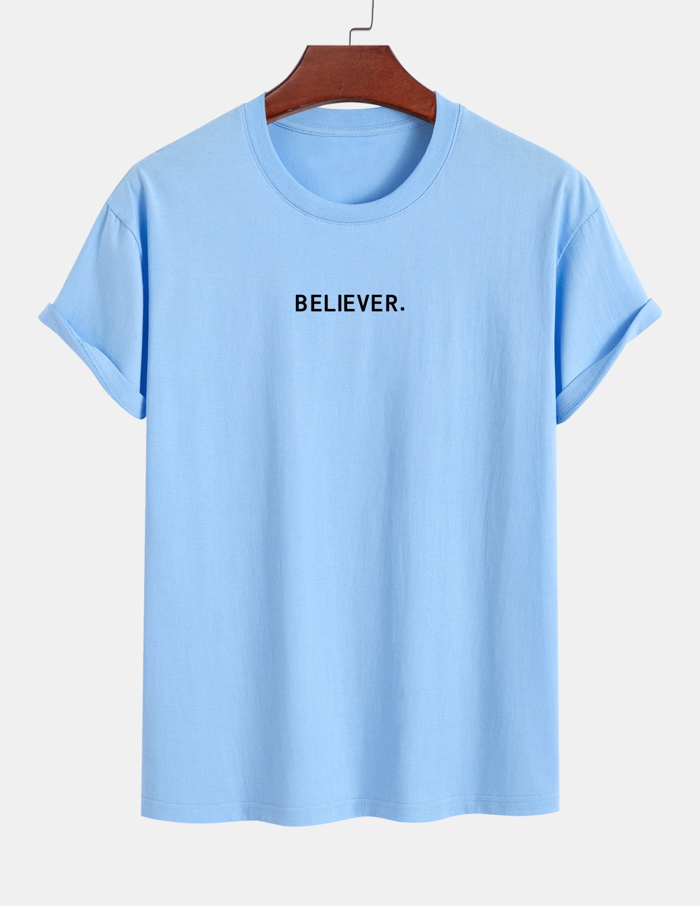 Octavio® | Believer Print Cotton T-Shirt