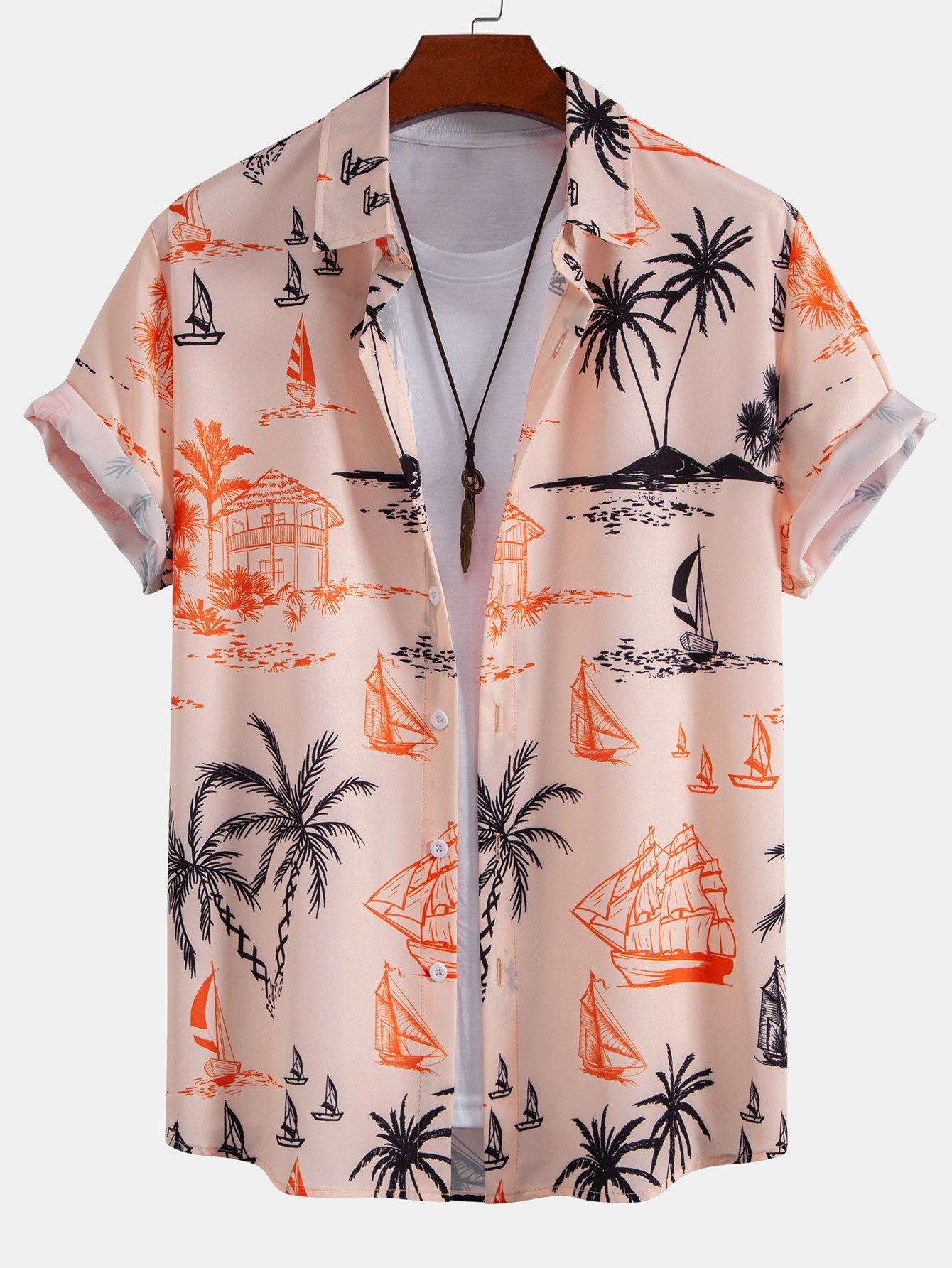 Alleyne® | Island Print Button Up Shirt