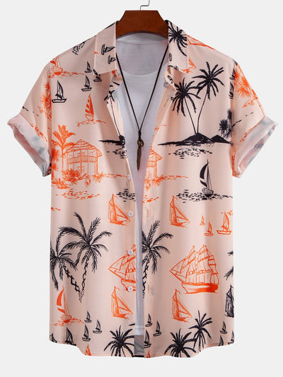 Alleyne® | Island Print Button Up Shirt