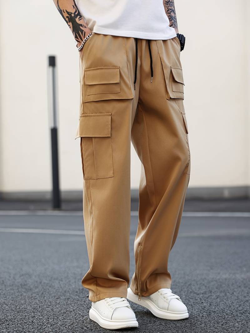 Gates® | Straight-Leg Cargo Pants With Multiple Pockets For Men