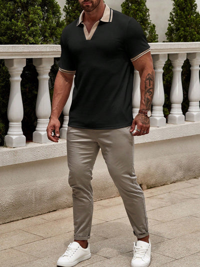 Brynmor® | Polo Shirt With Contrast Trim For Men