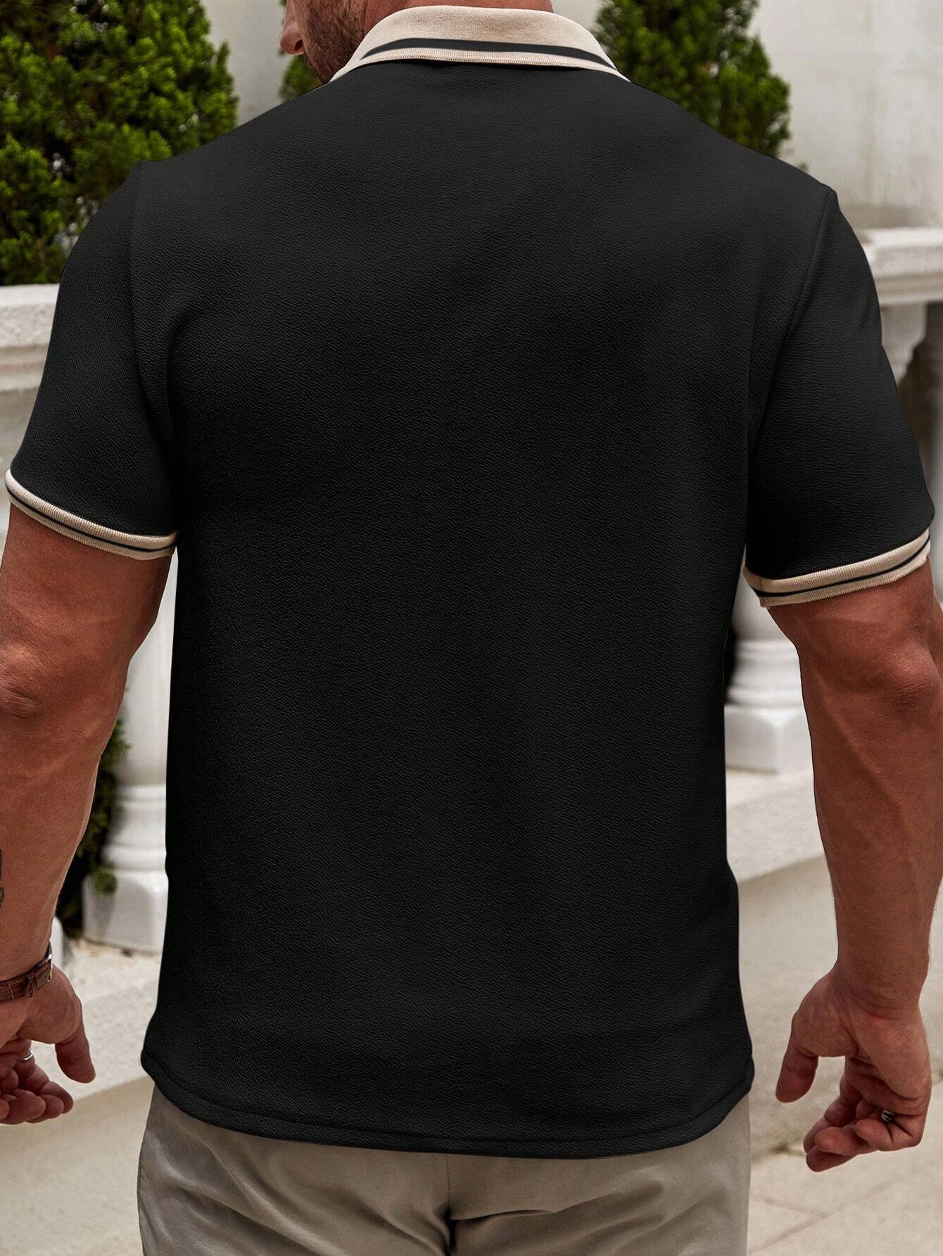 Brynmor® | Polo Shirt With Contrast Trim For Men