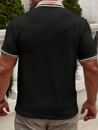 Brynmor® | Polo Shirt With Contrast Trim For Men