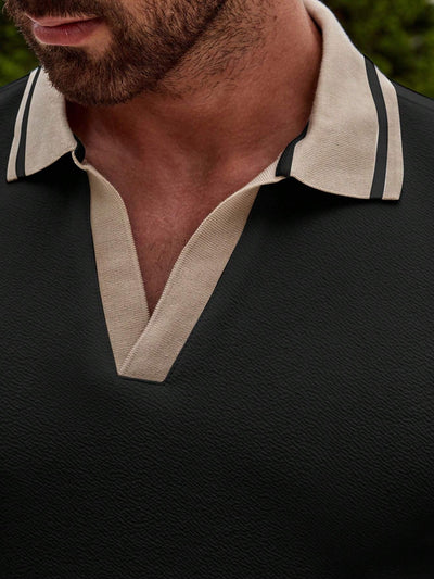 Brynmor® | Polo Shirt With Contrast Trim For Men