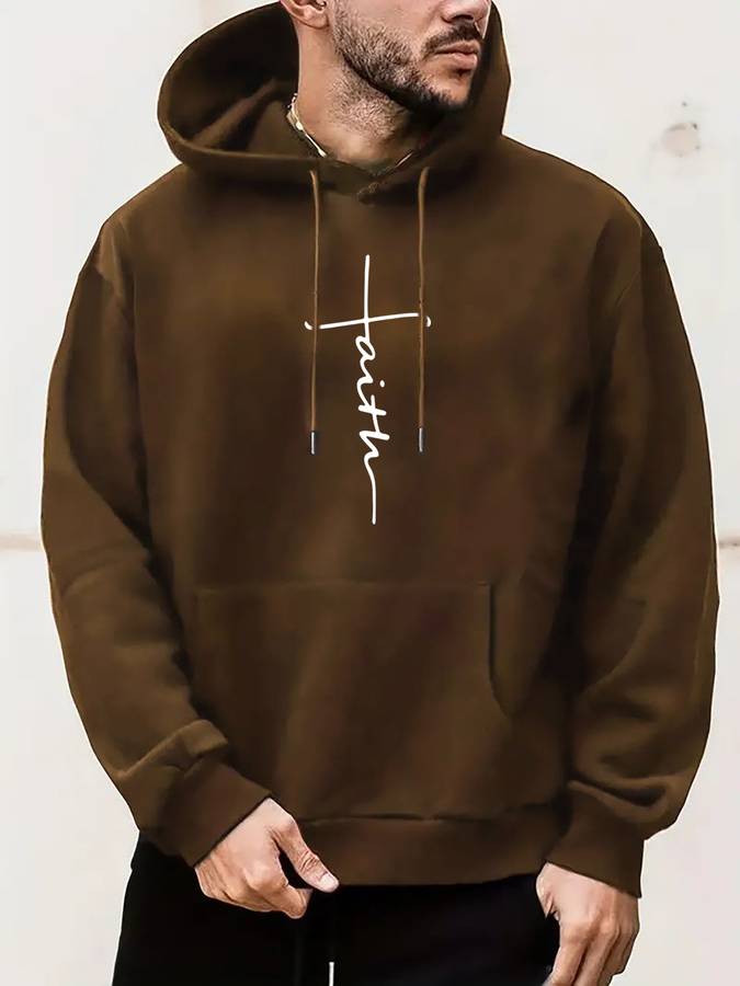 Casey® | Stylish hoodie with Faith print