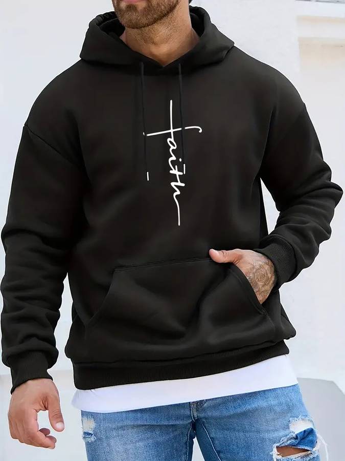 Casey® | Stylish hoodie with Faith print