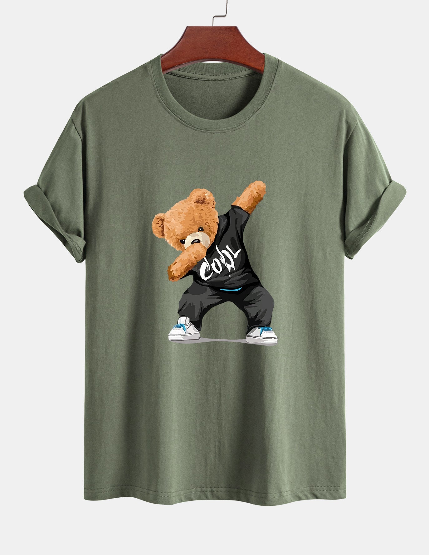 Guido® | Cool Bear Print Cotton T-Shirt