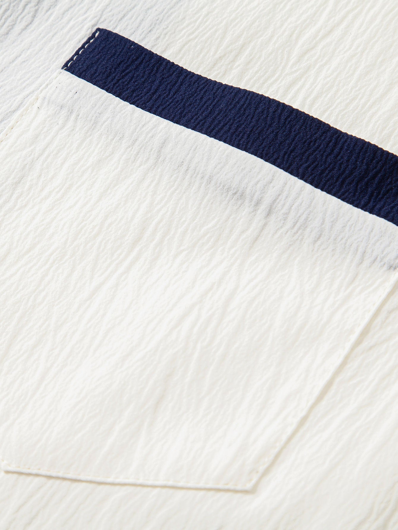 Grant® | Textured Contrast Cuban Shirt & Straight Leg Pants