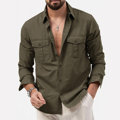 Ashley® | Men's casual shirt with long sleeves