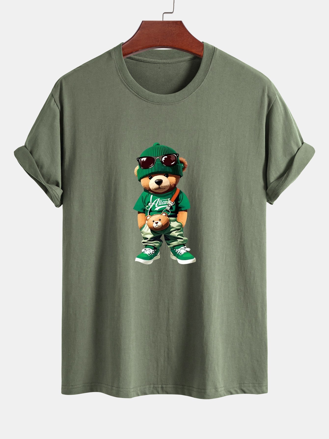 Cándido® | Trendy Bear Print Cotton T-Shirt