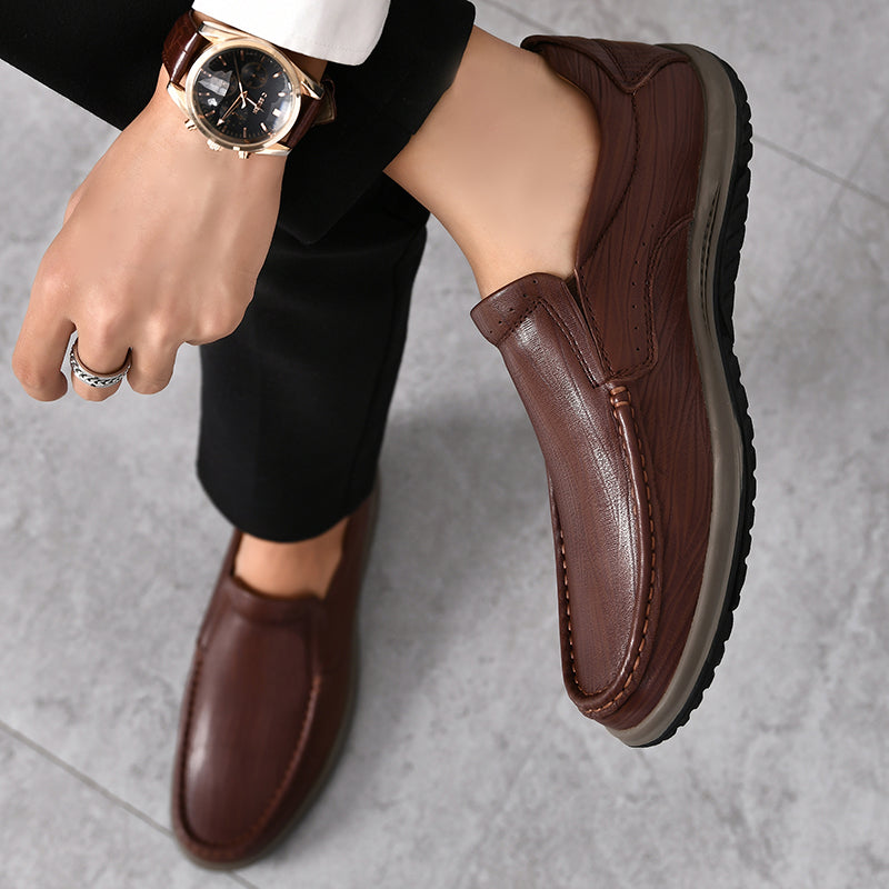 Kaspar® | Artur Genuine Leather Loafers