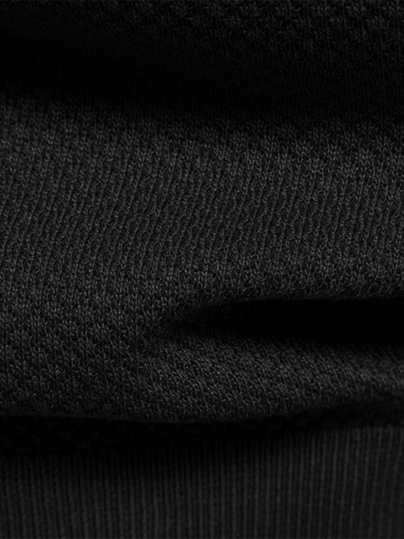 Jayden | Pineapple Texture Knit V Neck Polo Shirt