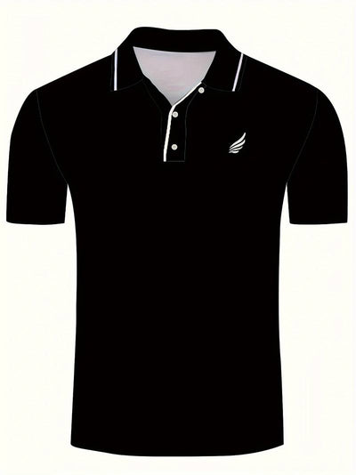 Lucila® | Casual, Plain Polo Shirt For Men