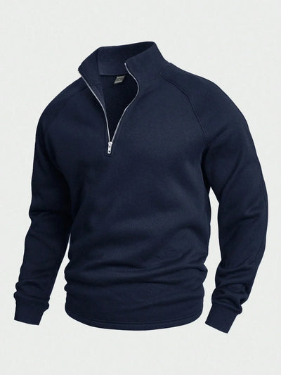 Asher® | Classic half-zip sweater