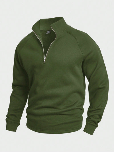 Asher® | Classic half-zip sweater