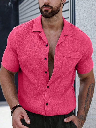 Burke® | Men's shirt with plain buttons and patch pockets