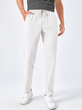 Zacary® | Basics Plain Cotton Trousers For Men