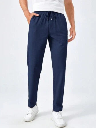 Zacary® | Basics Plain Cotton Trousers For Men