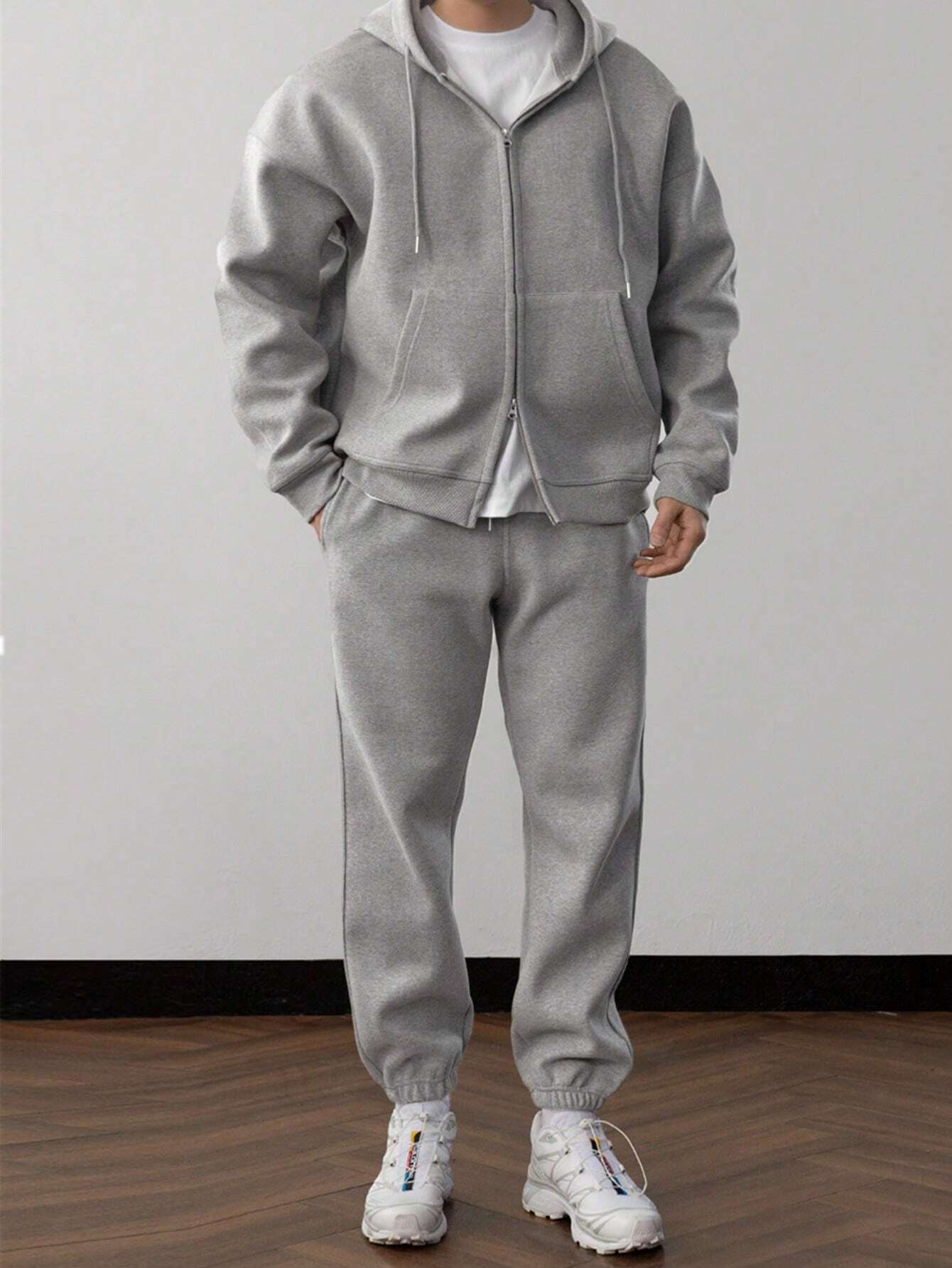 Finnian® | Plain Hoodie And Pants Set For Men