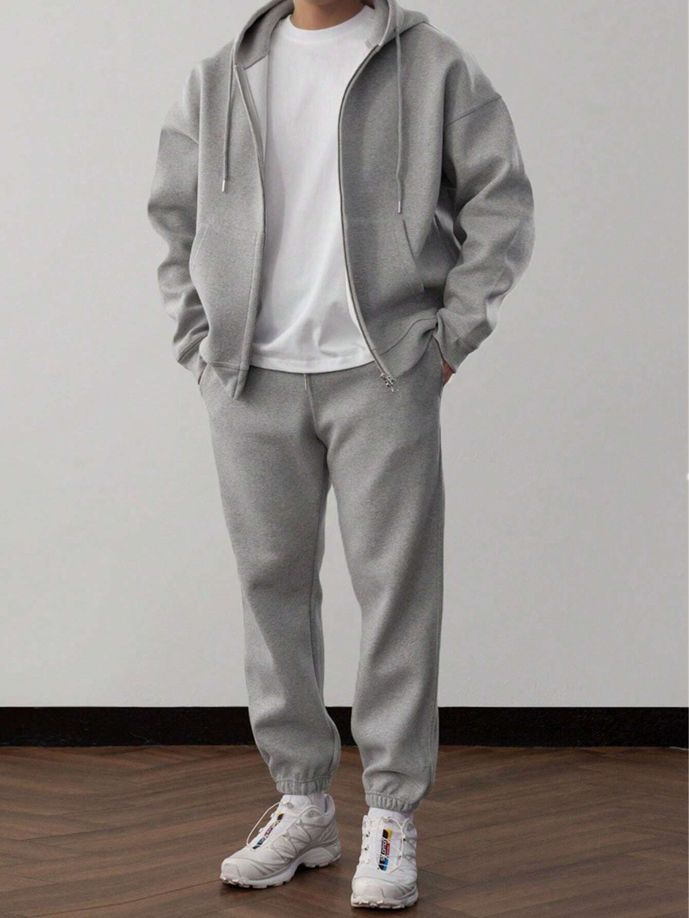 Finnian® | Plain Hoodie And Pants Set For Men