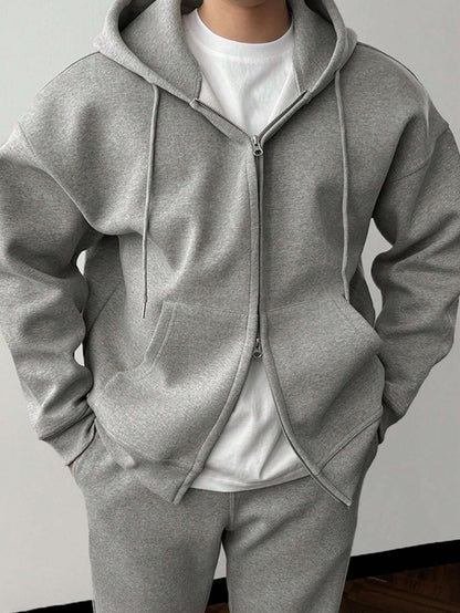 Finnian® | Plain Hoodie And Pants Set For Men