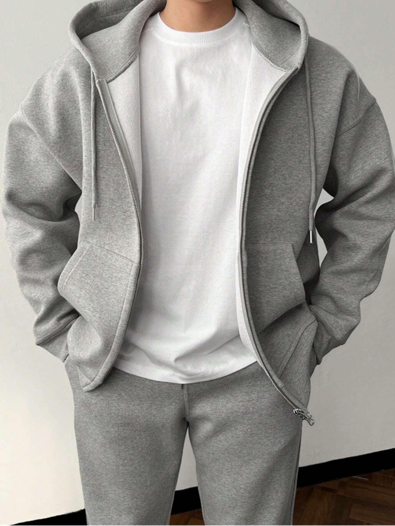 Finnian® | Plain Hoodie And Pants Set For Men