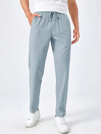 Zacary® | Basics Plain Cotton Trousers For Men