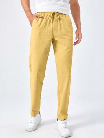 Zacary® | Basics Plain Cotton Trousers For Men