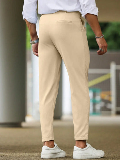 Zackary® | Casual Men's Trousers In Solid Color