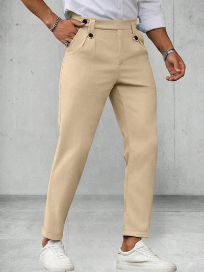 Zackary® | Casual Men's Trousers In Solid Color