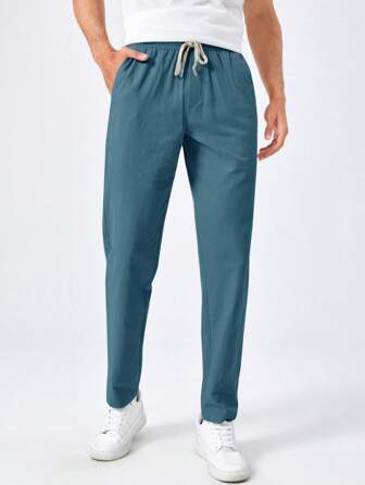 Zacary® | Basics Plain Cotton Trousers For Men