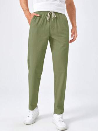 Zacary® | Basics Plain Cotton Trousers For Men