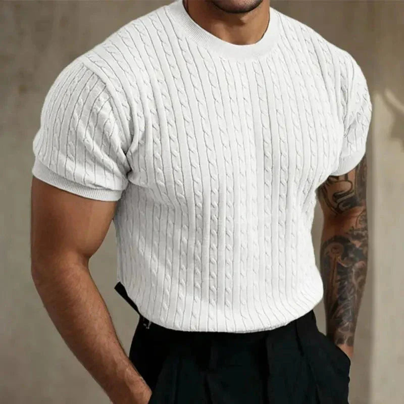 Kallan® | Quilted Knitted T-Shirt