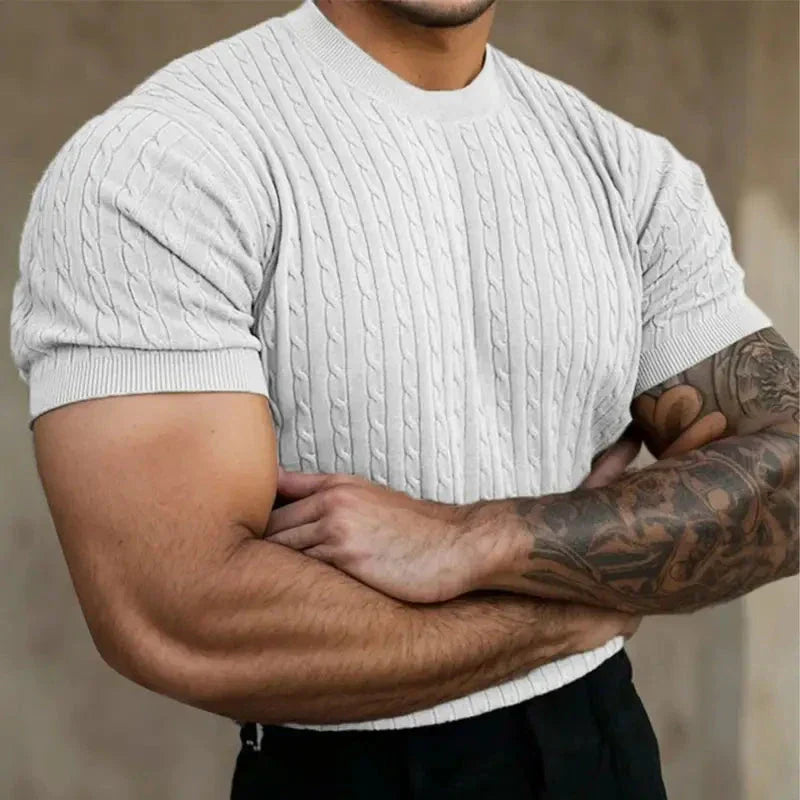 Kallan® | Quilted Knitted T-Shirt