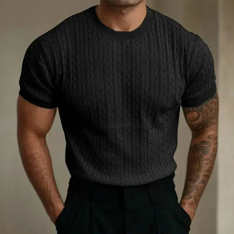 Kallan® | Quilted Knitted T-Shirt