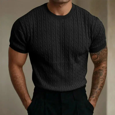 Kallan® | Quilted Knitted T-Shirt