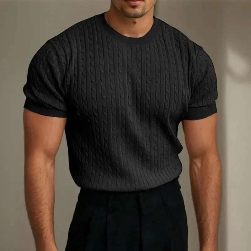Kallan® | Quilted Knitted T-Shirt