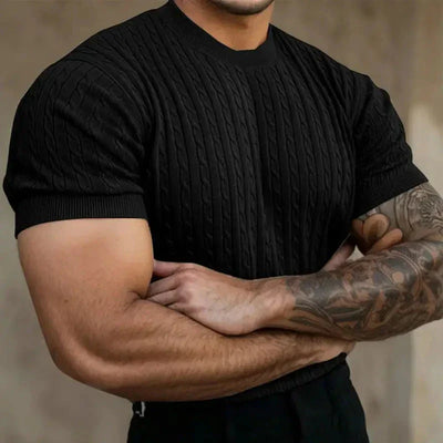 Roberto® | Quilted Knit T-Shirt