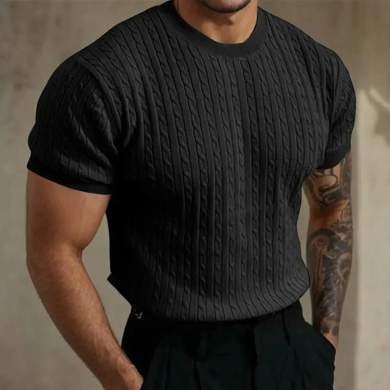 Kallan® | Quilted Knitted T-Shirt