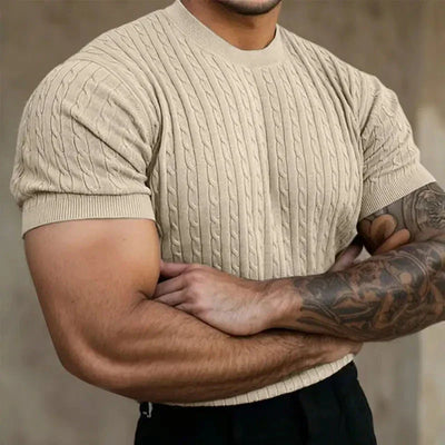 Kallan® | Quilted Knitted T-Shirt