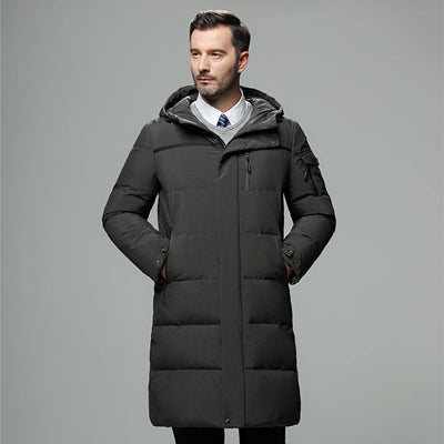Godwin® | Elegant Long Down Jacket For Men