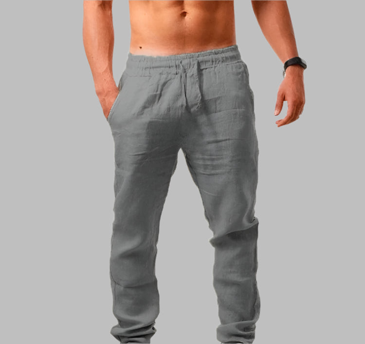 Ezra® | Linen Trousers For Men