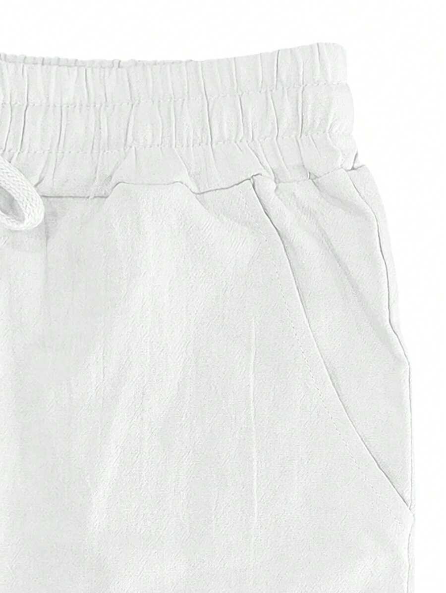 Justin | LIGHTWEIGHT LINEN PANTS WITH DRAWSTRING