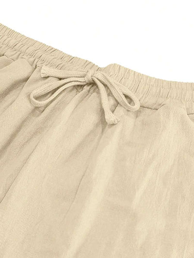Justin | LIGHTWEIGHT LINEN PANTS WITH DRAWSTRING
