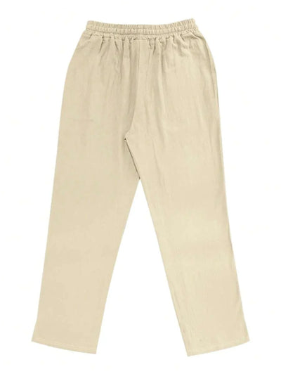 Justin | LIGHTWEIGHT LINEN PANTS WITH DRAWSTRING